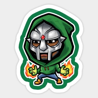 MF DOOM x Cartoon Hip Hop Sticker